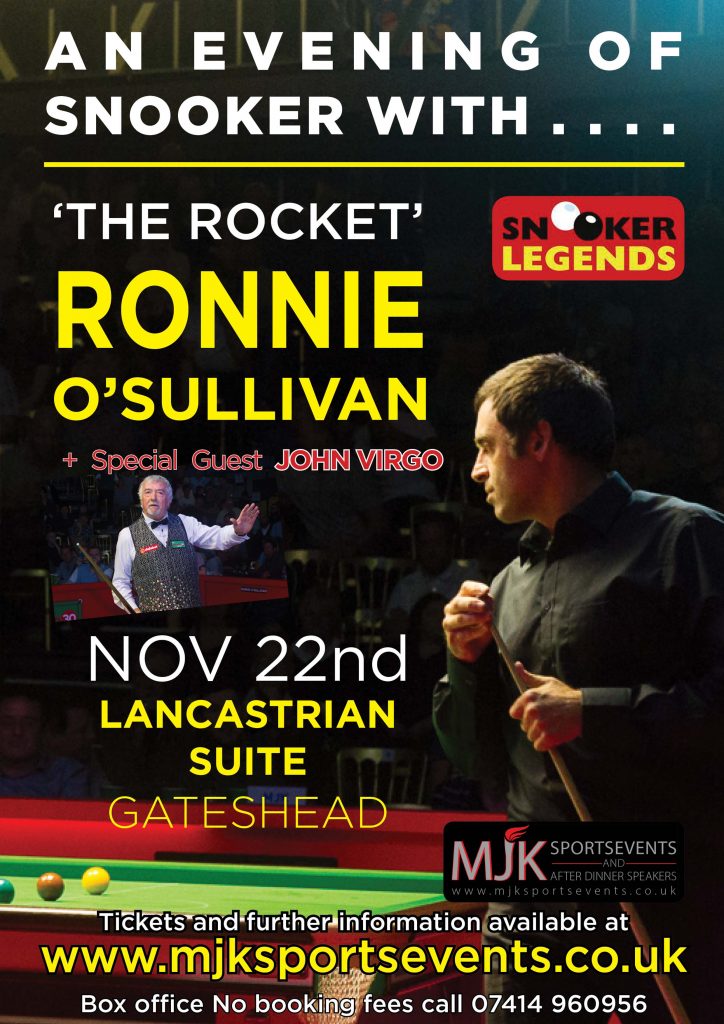 Ronnie O'Sullivan Gateshead
