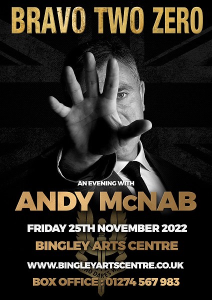 Andy McNab Bingley Arts Centre